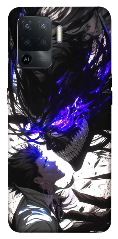 Чехол на Oppo Reno 5 Lite Black soul anime фото 1 из 1