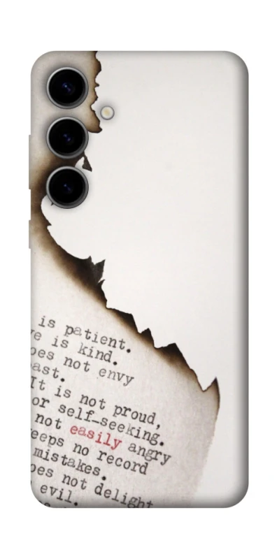 Чохол на Samsung Galaxy S25 FE Вірші фото 1 з 1