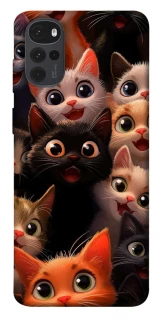 Чохол на Motorola Moto G22 happy cats фото 1 з 1