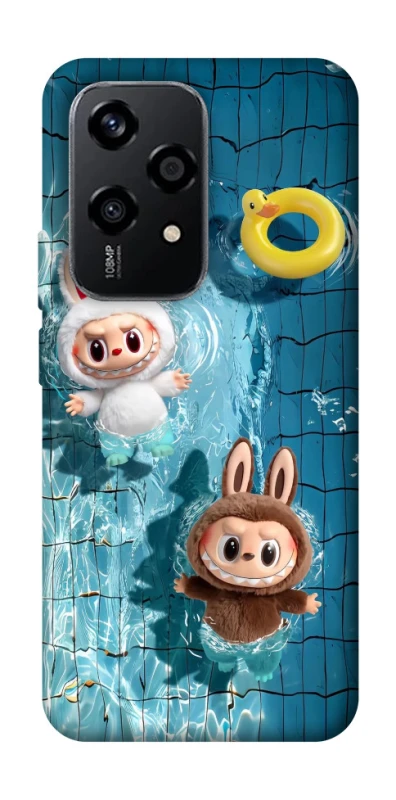 Чохол на Honor 200 Lite Labubu in the pool фото 1 з 1