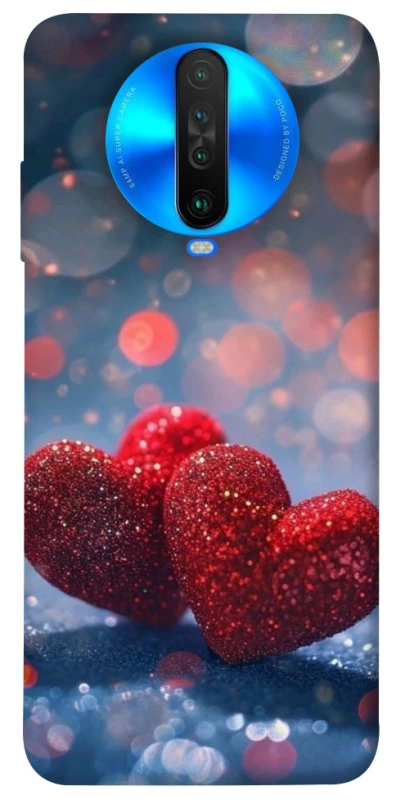 Чохол на Xiaomi Poco X2 Red hearts фото 1 з 1