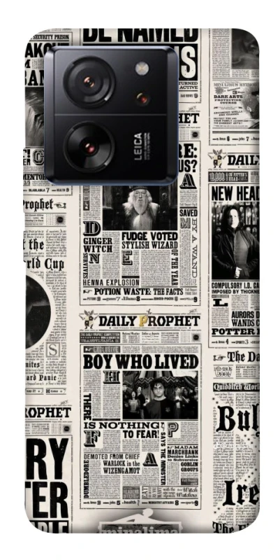 Чохол на Xiaomi 13T Harry Potter newspaper фото 1 з 1