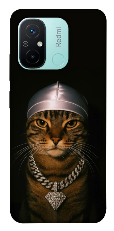 Чохол на Xiaomi Redmi 12C / Poco C55 Cat in Bling фото 1 з 1