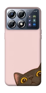 Чехол на Xiaomi POCO X8 Pro Peeping cat фото 1 Чехол на Xiaomi POCO X8 Pro Peeping cat фото 1 из 1