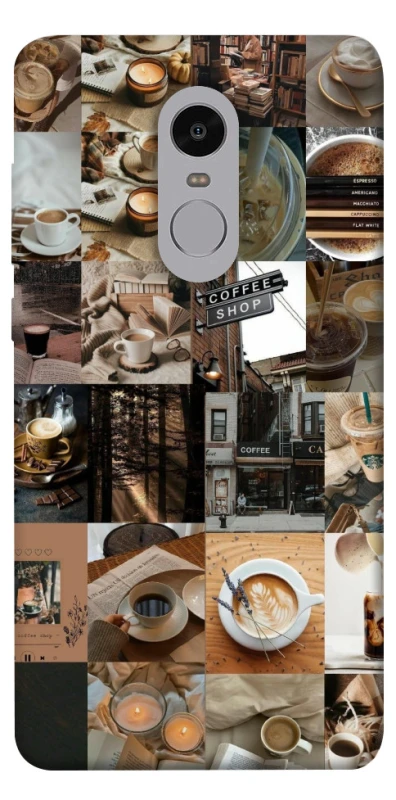 Чохол на Xiaomi Redmi Note 4X / Note 4 (Snapdragon) Coffee collage ver.3 фото 1 з 1