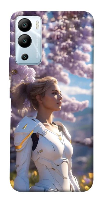Чохол на Infinix Hot 12i Cyber space girl ver.1 фото 1 з 1