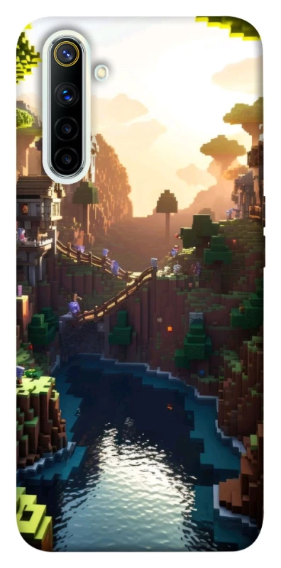 Чехол на Realme 6 Minecraft sunset фото 1 из 1