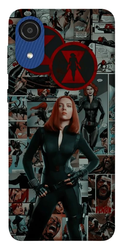 Чохол на Samsung Galaxy A03 Core Black Widow фото 1 Чохол на Samsung Galaxy A03 Core Black Widow фото 1 з 1