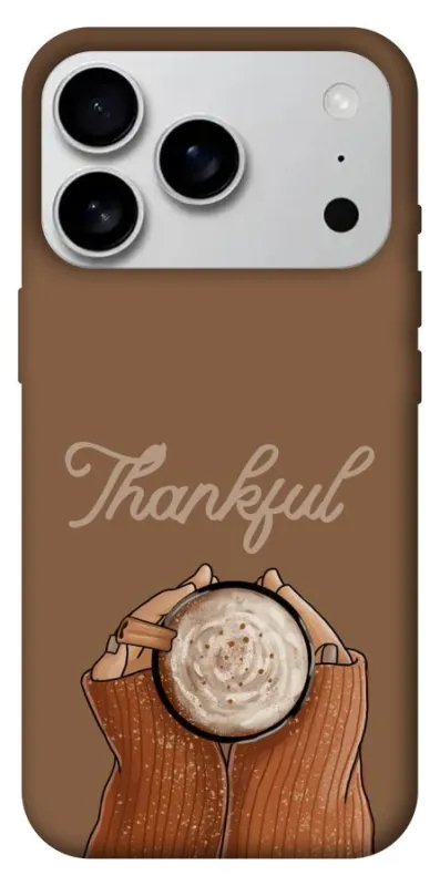 Чехол на Apple iPhone 18 Pro Max Thankful coffee фото 1 из 1