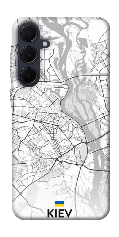 Чохол на Samsung Galaxy A55 Kiev white map фото 1 з 1