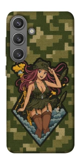 Чохол на Samsung Galaxy S24+ Military Waifu фото 1 з 1