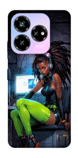 Чохол на ZTE Nubia V60 Desing Cyber girl фото 1 з 1