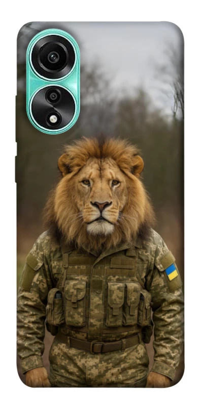 Чехол на Oppo A78 4G Лев защитник фото 1 из 1
