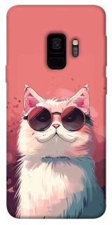 Чехол на Samsung Galaxy S9 Сat with glasses фото 1 из 1