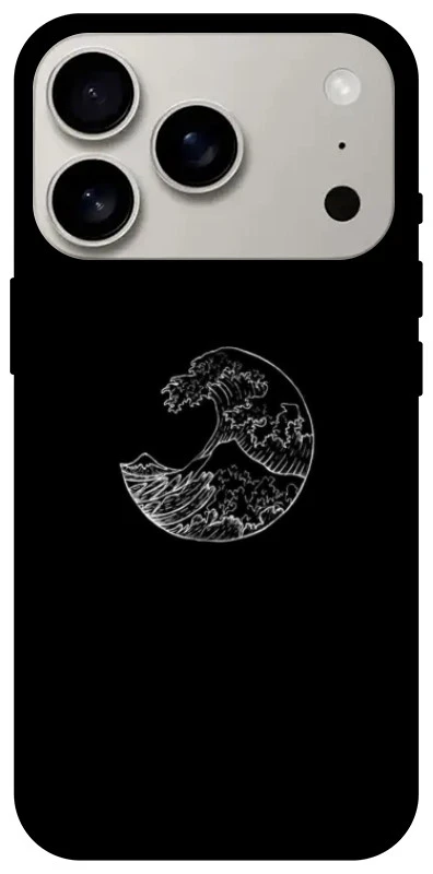 Чехол на Apple iPhone 17 Pro (6.3") Black tsunami фото 1 из 1