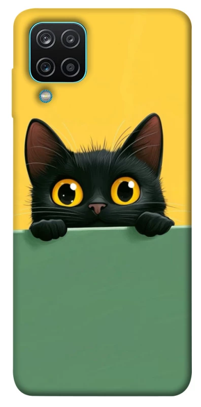Чохол на Samsung Galaxy M12 Black cat v2 фото 1 з 1
