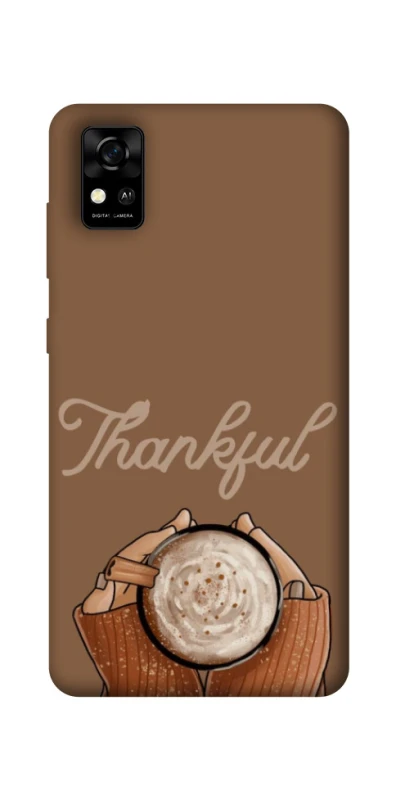Чохол на ZTE Blade A31 Thankful coffee фото 1 з 1