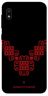Чехол на Samsung Galaxy A10 (A105F) Черно-красная вышиванка фото 1 из 1