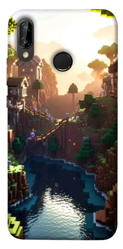 Чохол на Huawei P20 Lite Minecraft sunset фото 1 Чохол на Huawei P20 Lite Minecraft sunset фото 1 з 1