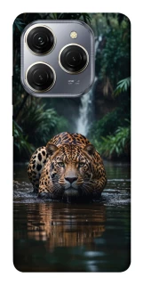 Чехол на TECNO Spark 20 Pro Leopard in water фото 1 из 1