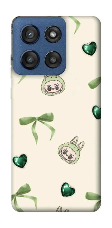 Чохол на Motorola Edge 60 Stylus Labubu Green Heart фото 1 з 1