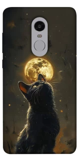 Чохол на Xiaomi Redmi Note 4X / Note 4 (Snapdragon) Кіт під місяцем v2 фото 1 з 1