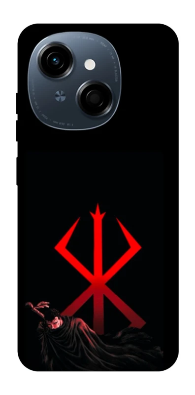 Чохол на TECNO Spark Go 1 Berserk Red Logo фото 1 з 1