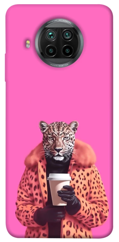 Чохол на Xiaomi Mi 10T Lite / Redmi Note 9 Pro 5G Леопард з кавою фото 1 з 1
