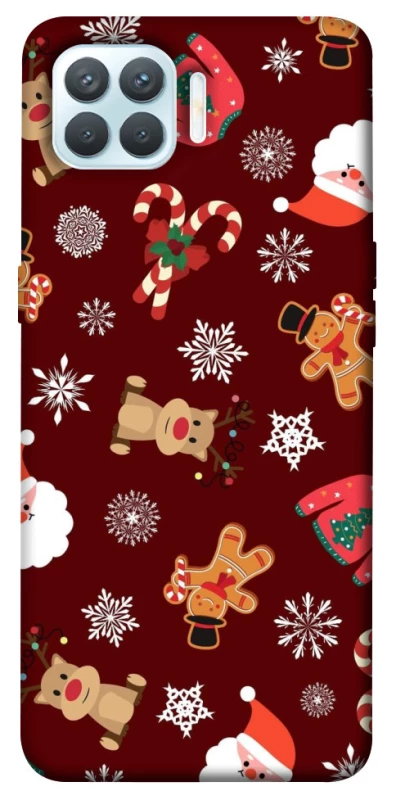 Чехол на Oppo F17 Pro Новогодний v6 фото 1 из 1