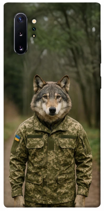Чохол на Samsung Galaxy Note 10 Plus Вовк захисник фото 1 з 1