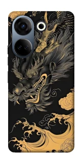 Чохол на TECNO Camon 20 Pro (CK7n) gold dragon фото 1 з 1