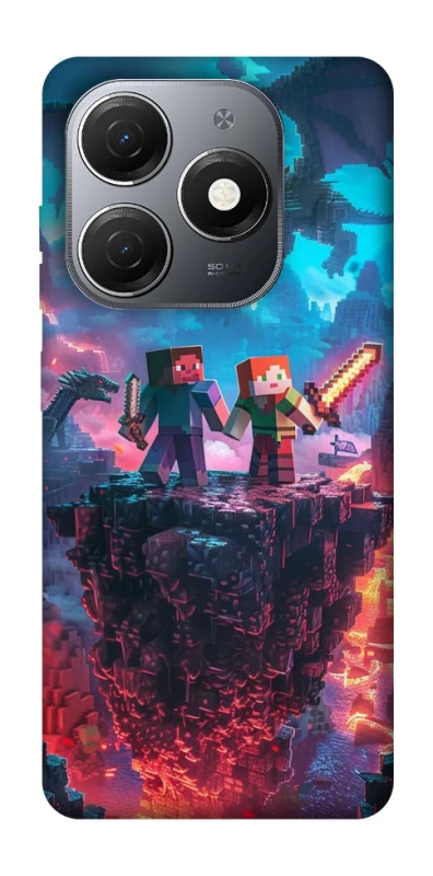 Чохол на TECNO Spark 20 Minecraft v3 фото 1 з 1