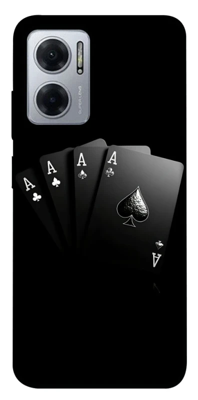 Чохол на Xiaomi Redmi Note 11E Black Cards фото 1 з 1