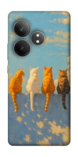 Чехол на Realme GT Neo 6 SE cats on wall фото 1 Чехол на Realme GT Neo 6 SE cats on wall фото 1 из 1