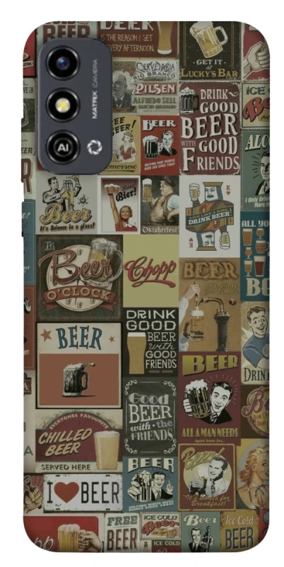 Чехол на ZTE Blade A53 Retro collage ver.1 фото 1 из 1