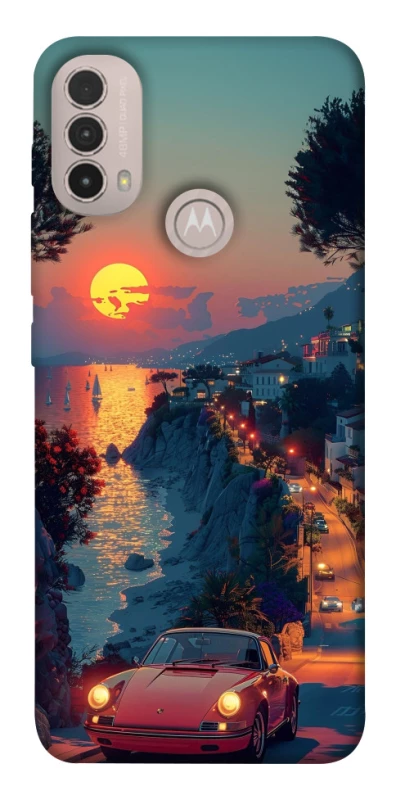 Чохол на Motorola Moto E40 Porsche sunrise фото 1 з 1