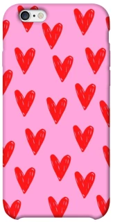 Чехол на Apple iPhone 6/6s (4.7") Red hearts 2 фото 1 из 1
