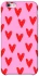 Чехол на Apple iPhone 6/6s (4.7") Red hearts 2 фото 1 из 1