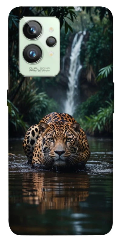 Чохол на Realme GT2 Leopard in water фото 1 з 1