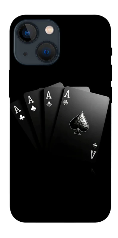 Чохол на Apple iPhone 13 mini (5.4") Black Cards фото 1 з 1