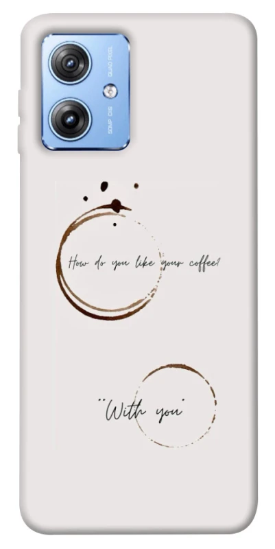 Чохол на Motorola Moto G84 Coffee with you фото 1 з 1