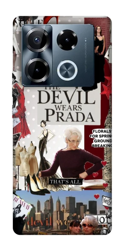 Чохол на Infinix Note 40 Pro 4G Fashion collage ver.15 фото 1 з 1