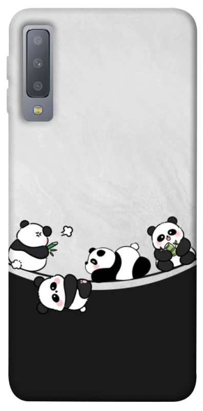 Чохол на Samsung A750 Galaxy A7 (2018) Four pandas фото 1 з 1