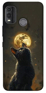 Чохол на Nokia G11 Plus Кіт під місяцем v2 фото 1 з 1