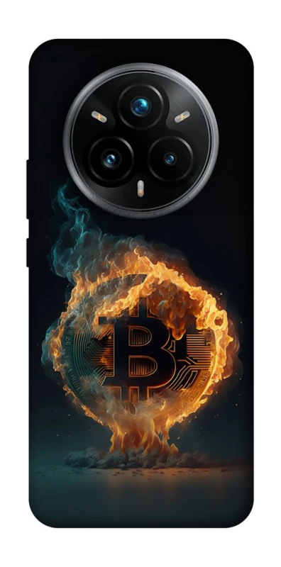 Чохол на Realme 14 Pro Fire Bitcoin фото 1 з 1