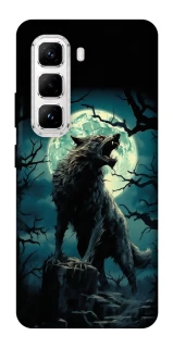 Чехол на Infinix Hot 50 Pro Волк под луной фото 1 из 1