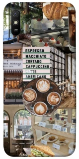 Чехол на Xiaomi Redmi 9A Coffee collage ver.5 фото 1 из 1