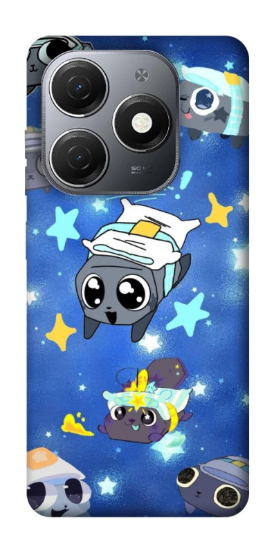 Чохол на TECNO Spark 20 Pebble kitten stars фото 1 з 1