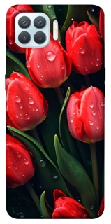 Чохол на Oppo F17 Pro Червоні тюльпани фото 1 з 1