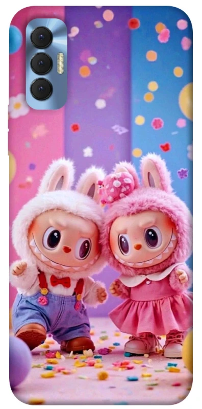 Чохол на TECNO Spark 8P Labubu twins ver.3 фото 1 з 1